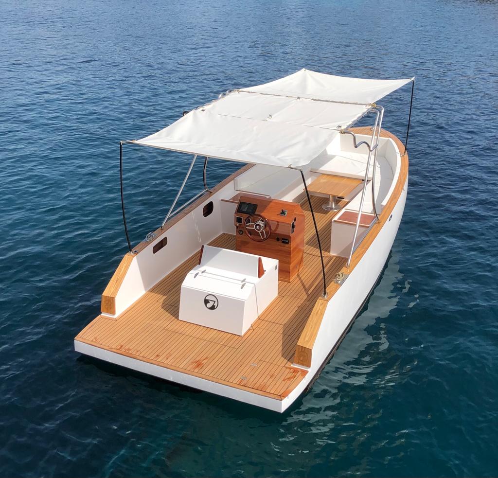 eOS700 Nauta Morgau ecoboats, barcos eléctricos clásicos